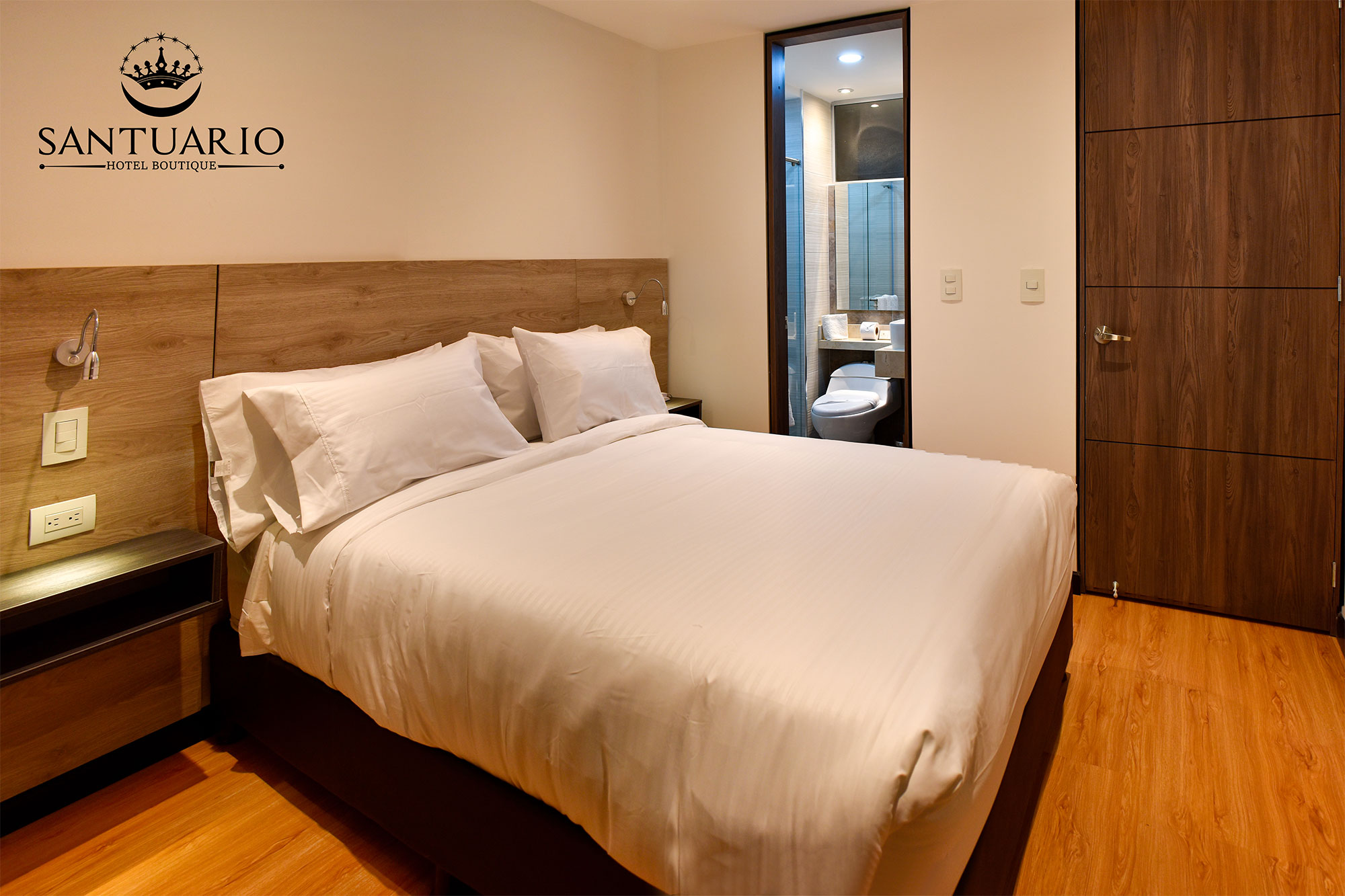 Habitación Doble Deluxe con Terraza Hotel Boutique Santuario Tunja foto 4