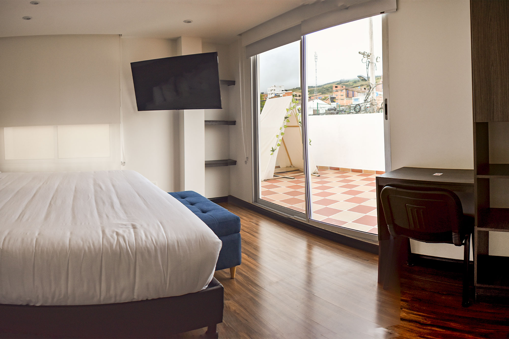 Habitación King Deluxe con Terraza Hotel Boutique Santuario Tunja foto 4