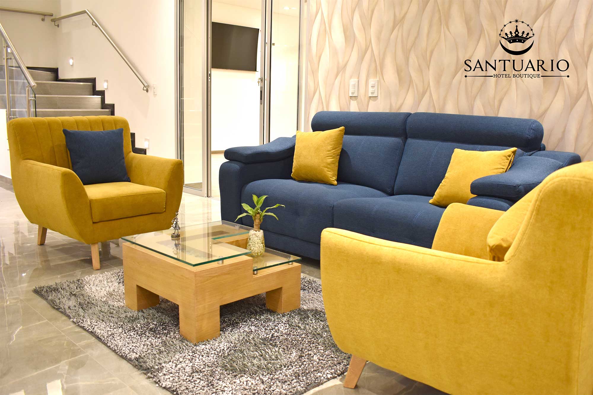 Recepción 24 horas del Hotel Boutique Santuario Tunja